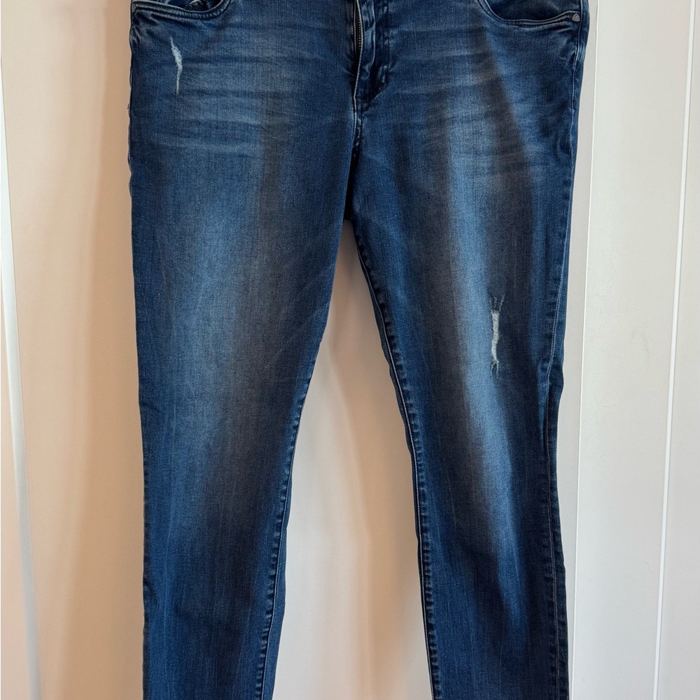 Kut from the Kloth Dark Blue Straight Leg Jeans